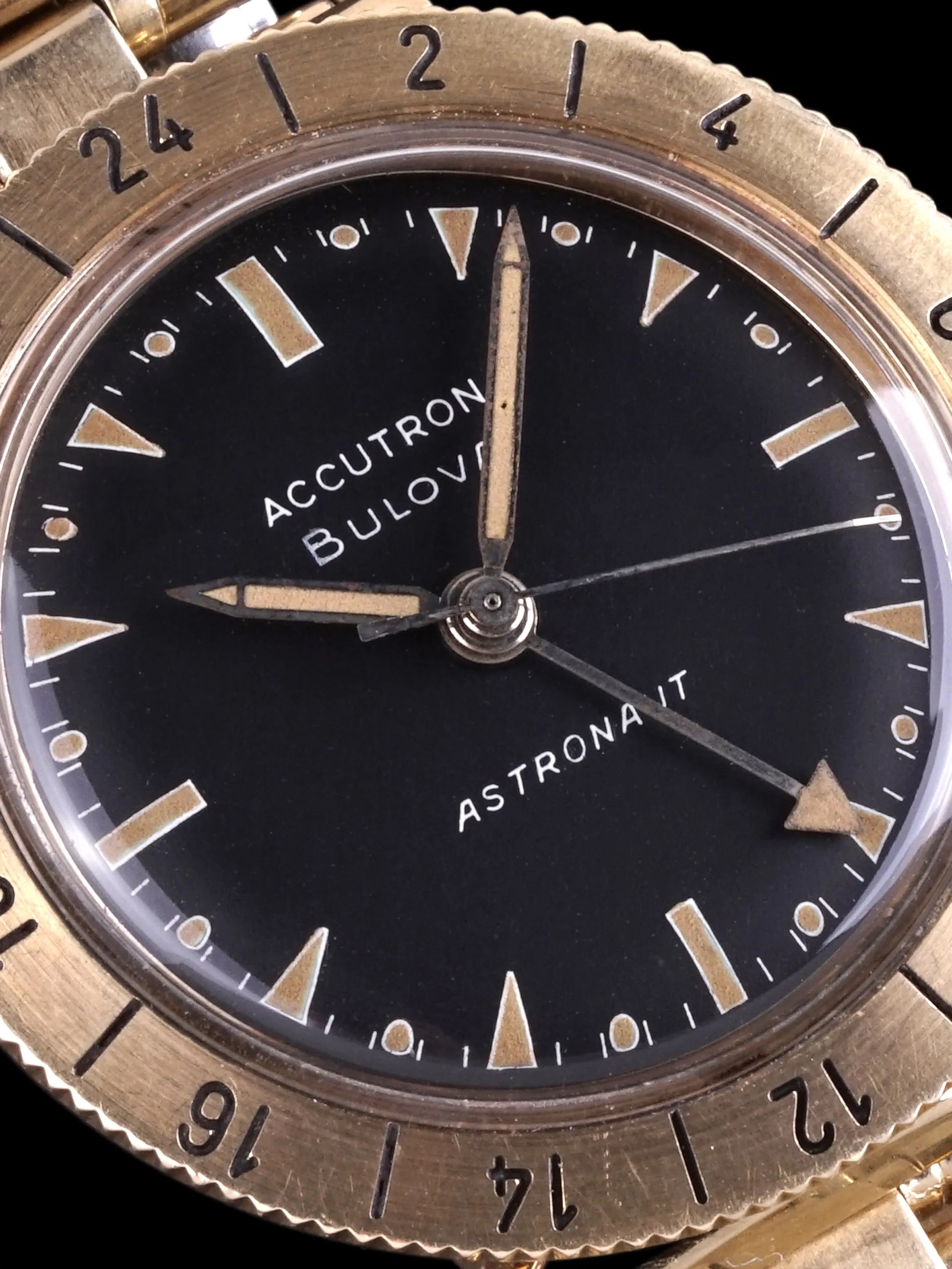 1965 Gold Bulova Accutron Astronaut GMT