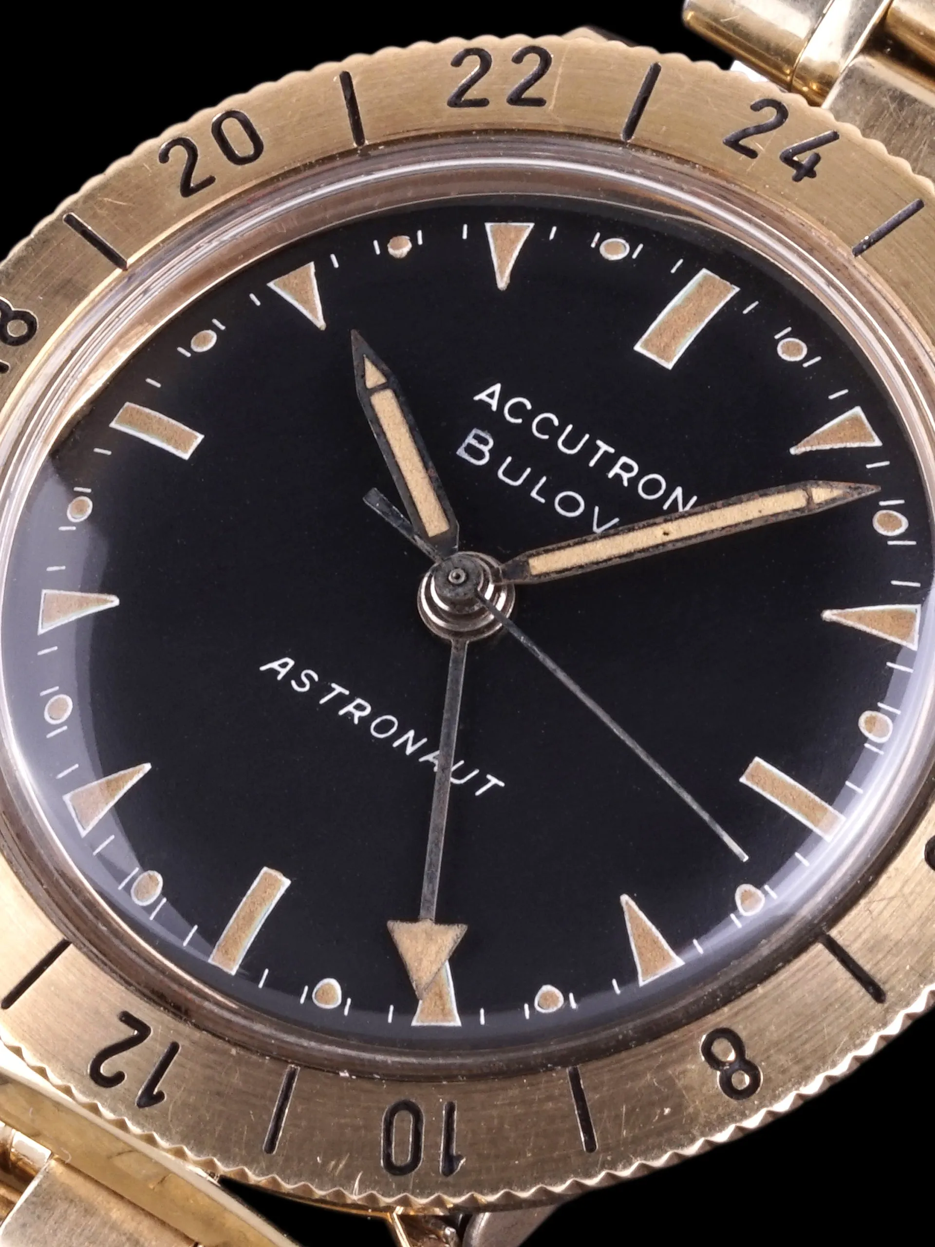 1965 Gold Bulova Accutron Astronaut GMT