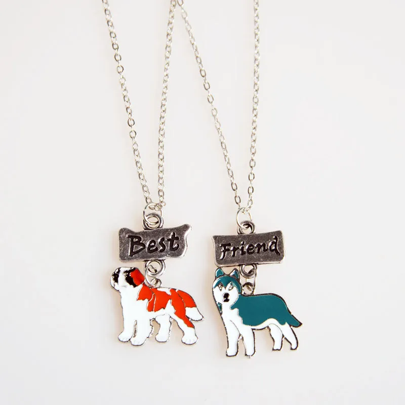 2PCS/SET husky Pendant