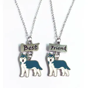 2PCS/SET husky Pendant
