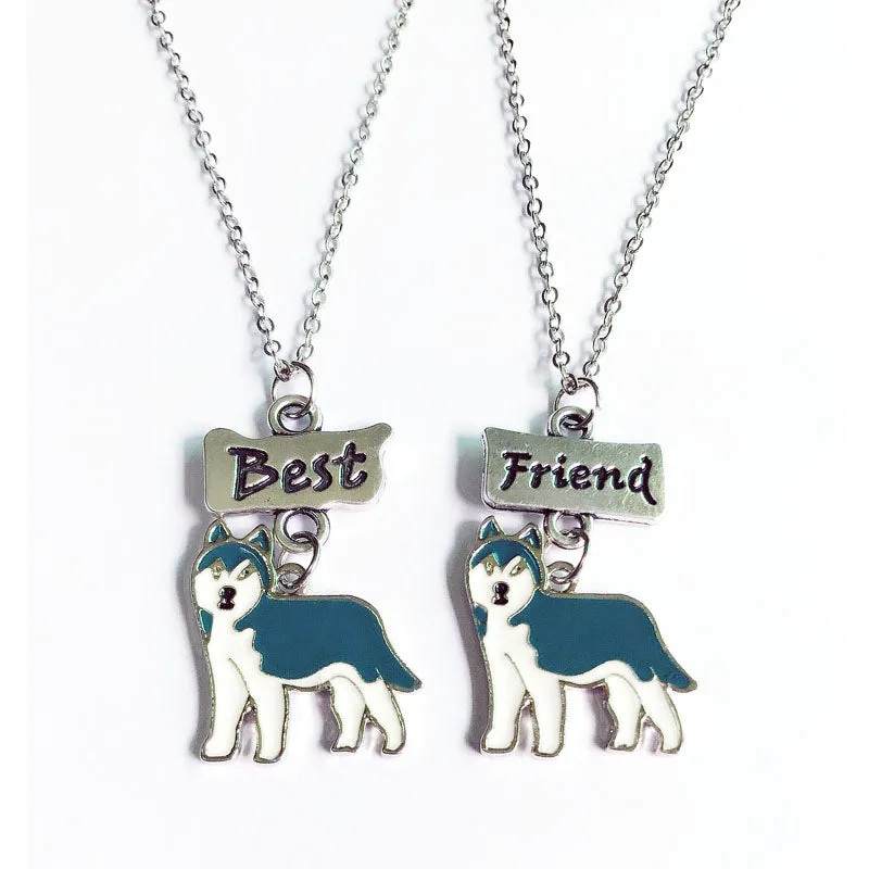 2PCS/SET husky Pendant