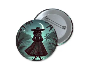 3" La Diablesse Button Pin