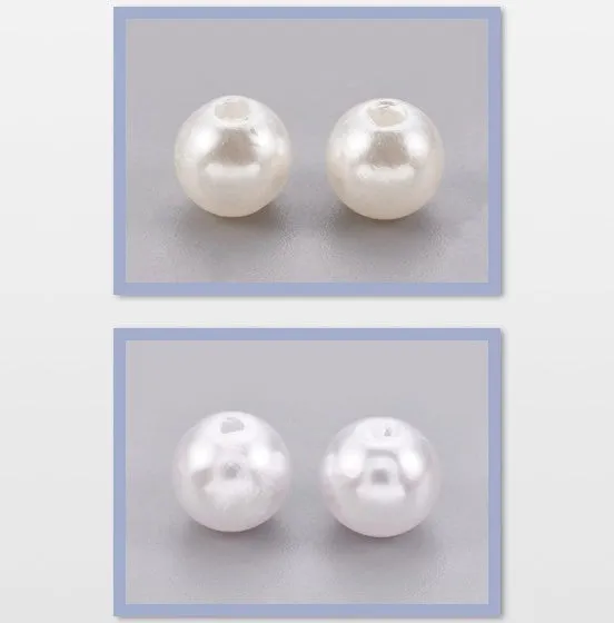 6mm Acrylic Pearls (100) - Cream