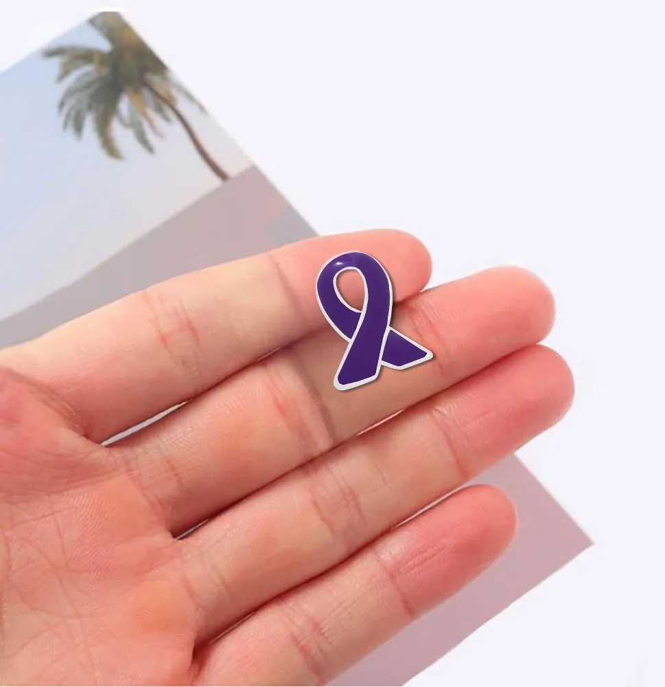 Alzheimer's Ribbon Lapel Pins