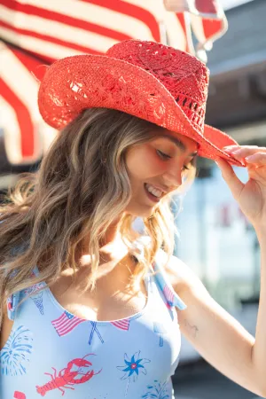 Americana Straw Cowboy Hat