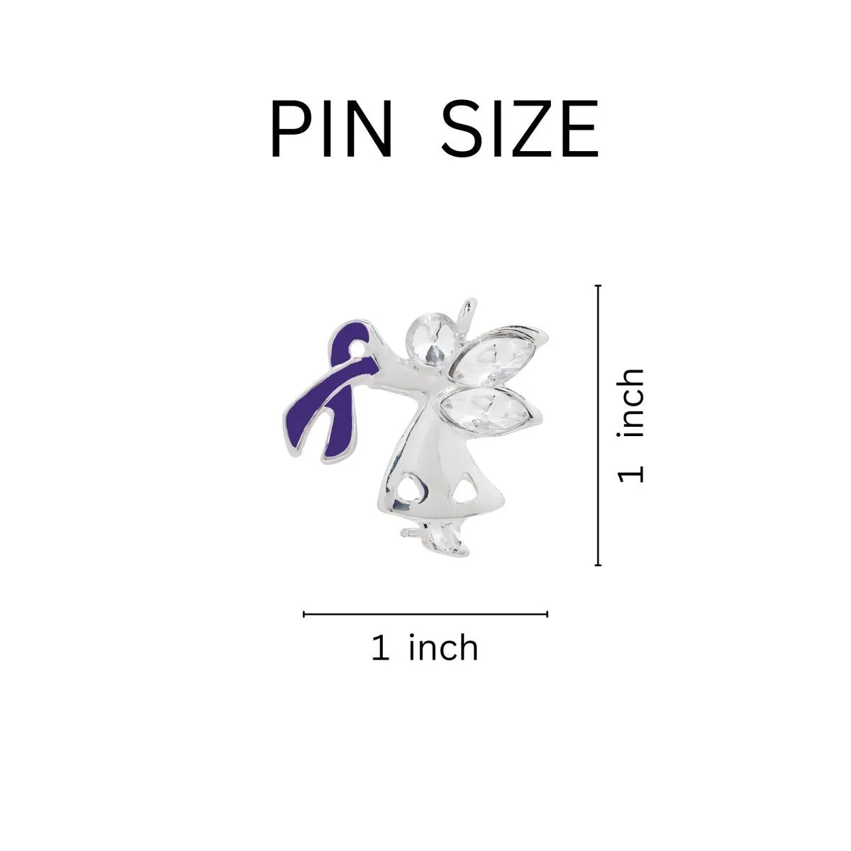 Angel By My Side Colitis Ribbon Pins