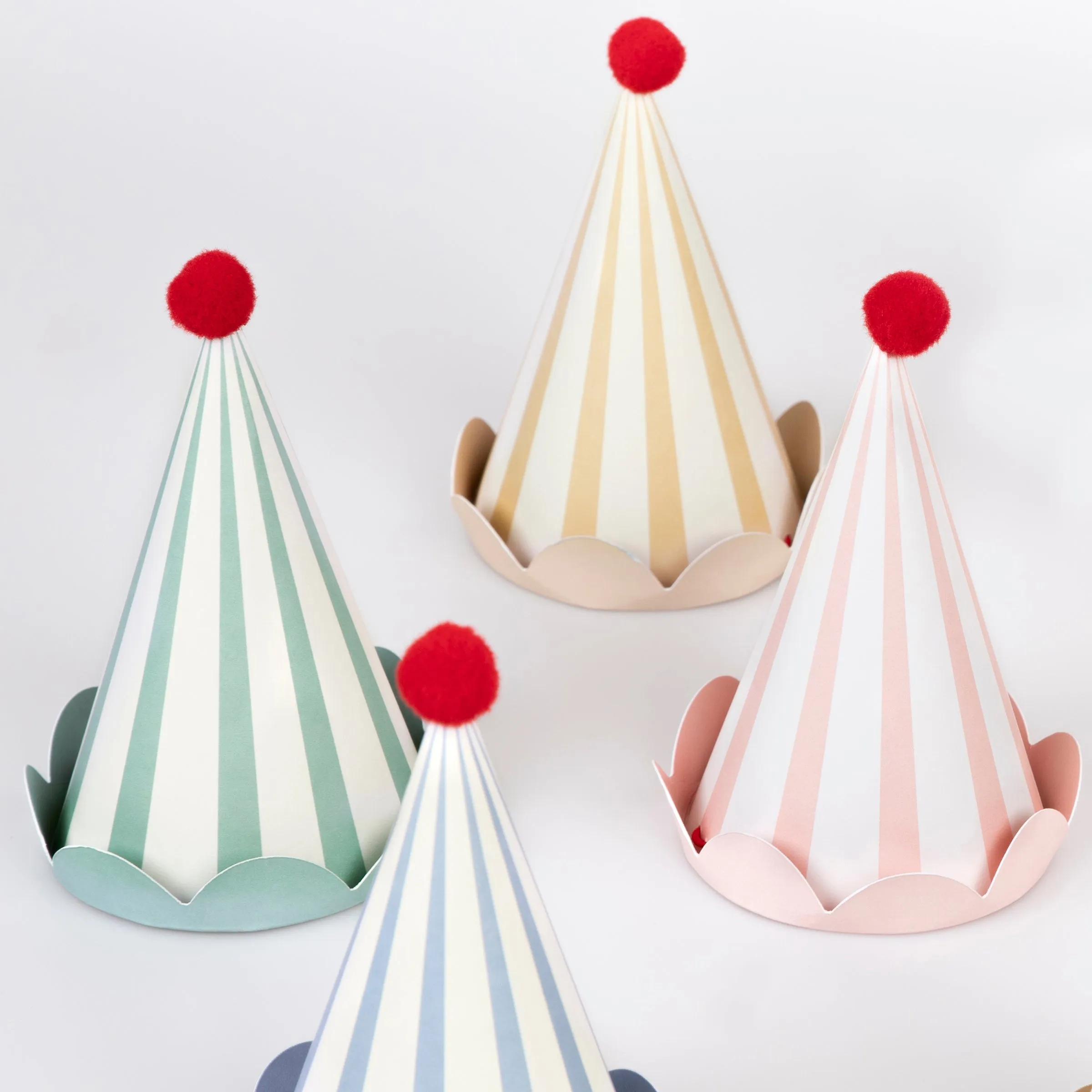 Animal Friends Party Hats (x 8)