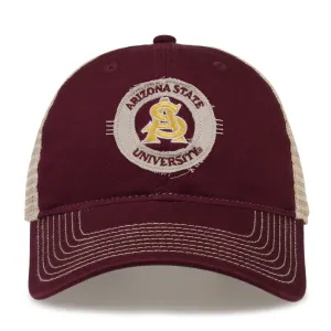 Arizona State Trucker Hat Circle Design