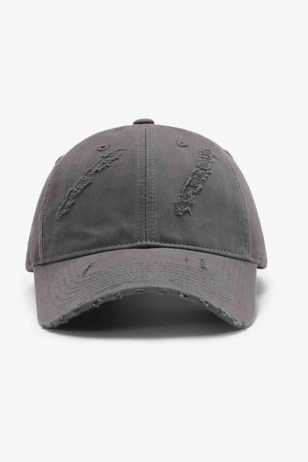 Basic Distressed Adjustable Baseball Cap