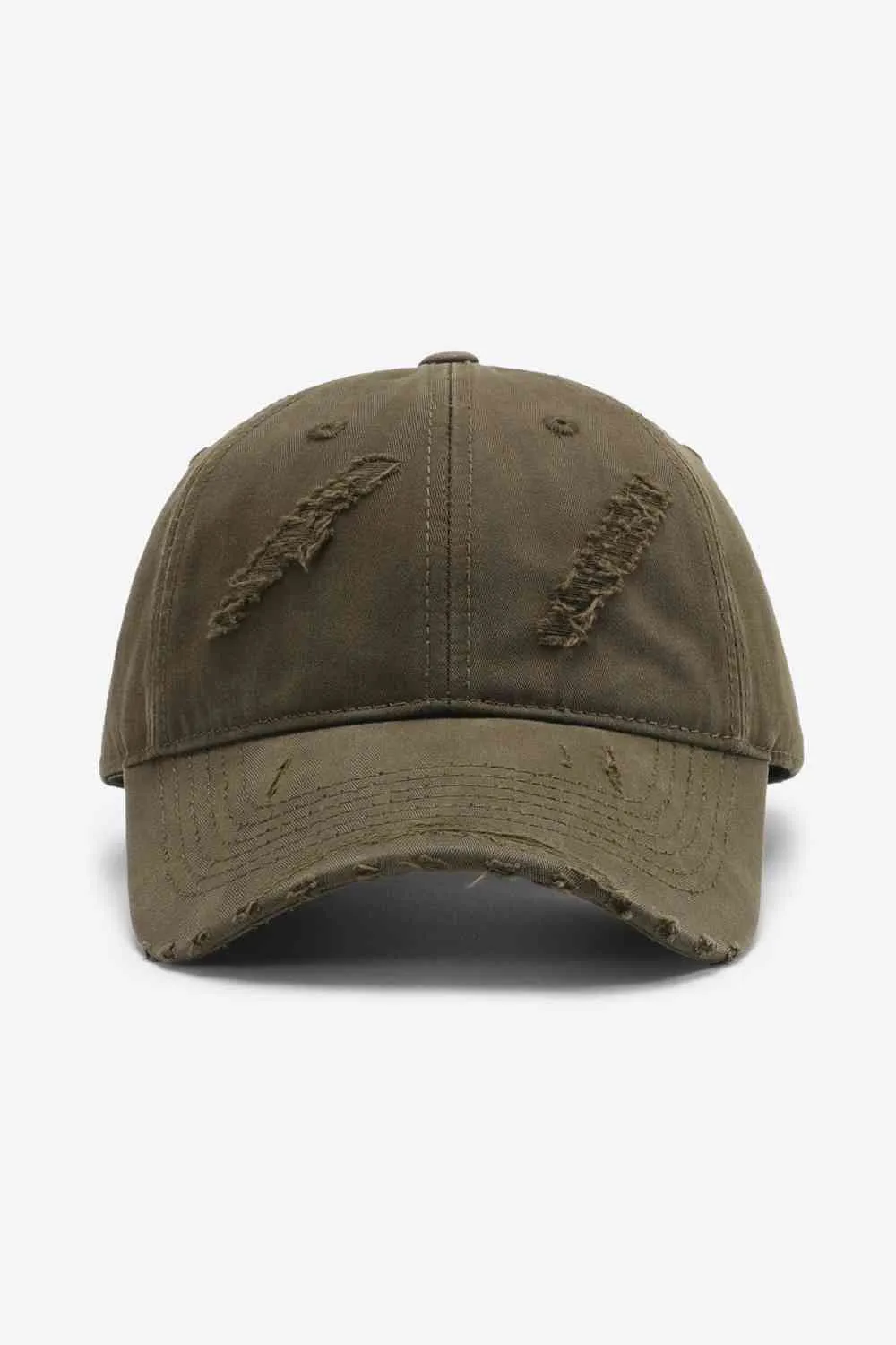 Basic Distressed Adjustable Baseball Cap