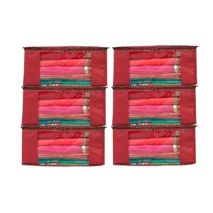 BB BACKBENCHERS Multipurpose Storage Bag ( pack of 6 , maroon )