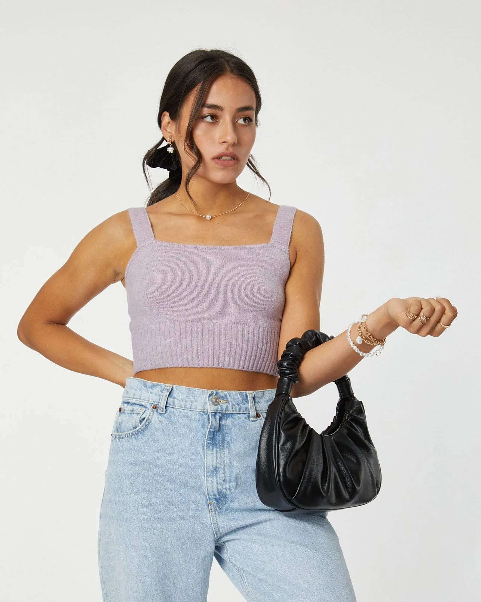 Black April Scrunchie Bag