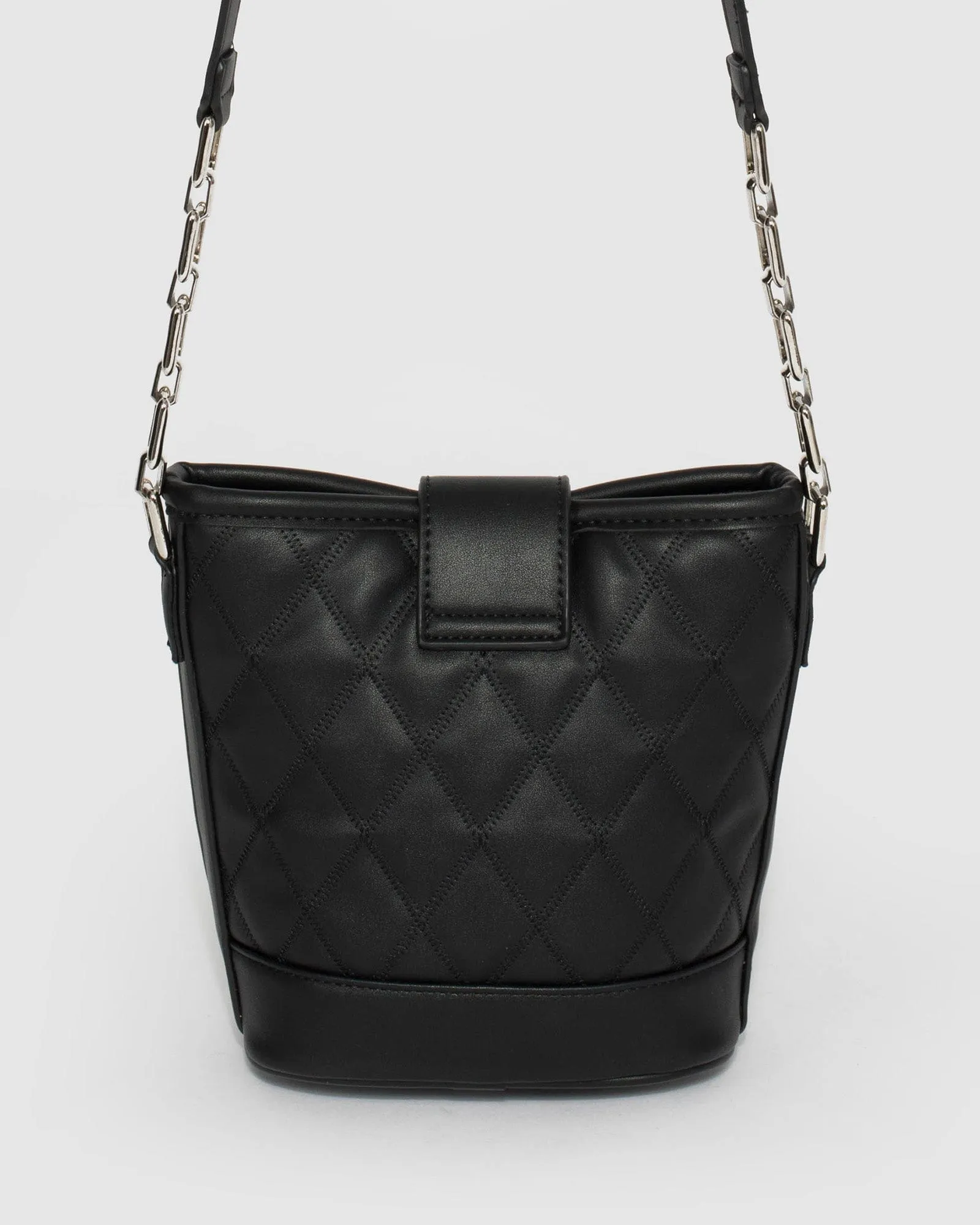 Black Demi Quilt Crossbody Bag
