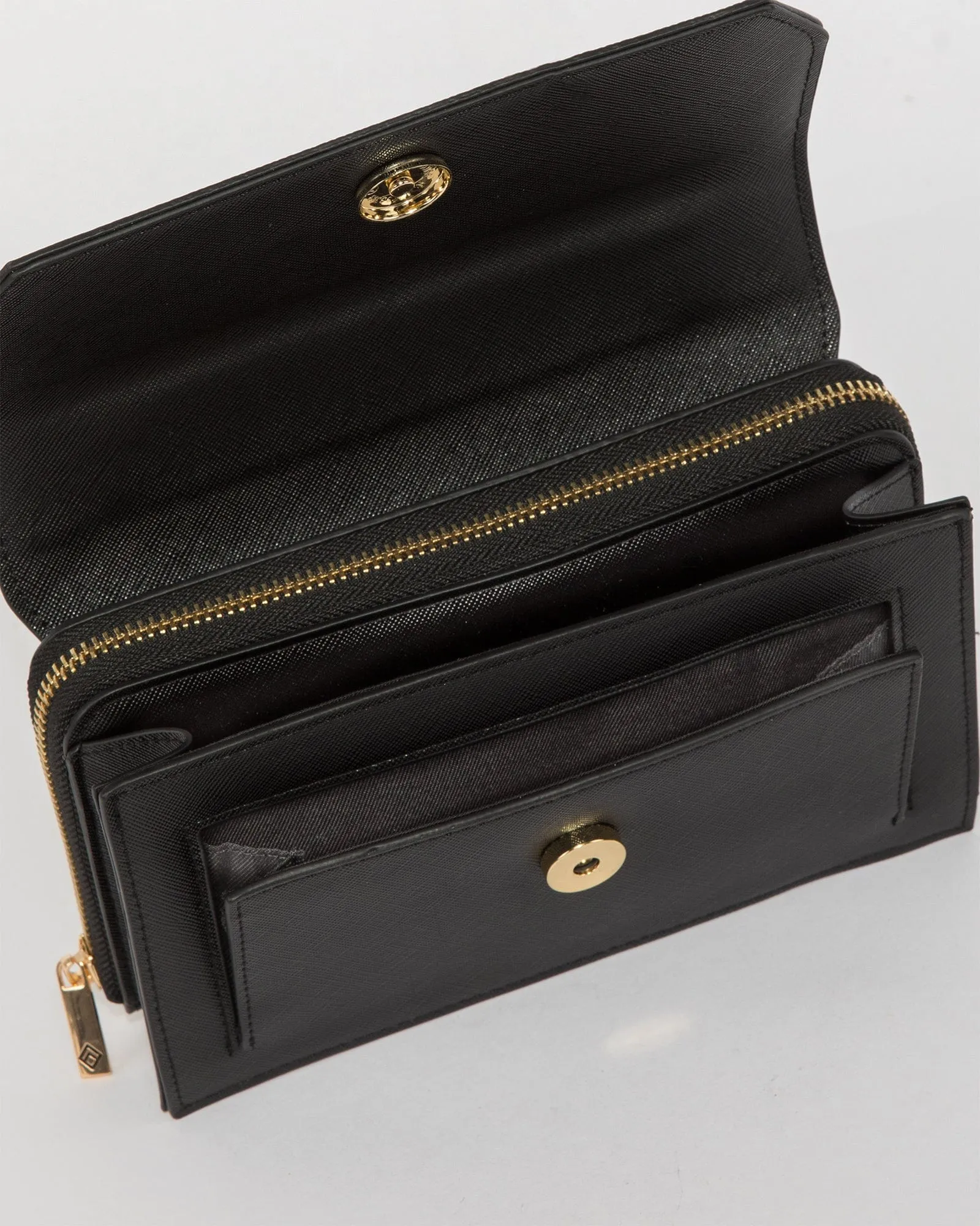 Black Harper Chain Crossbody Bag