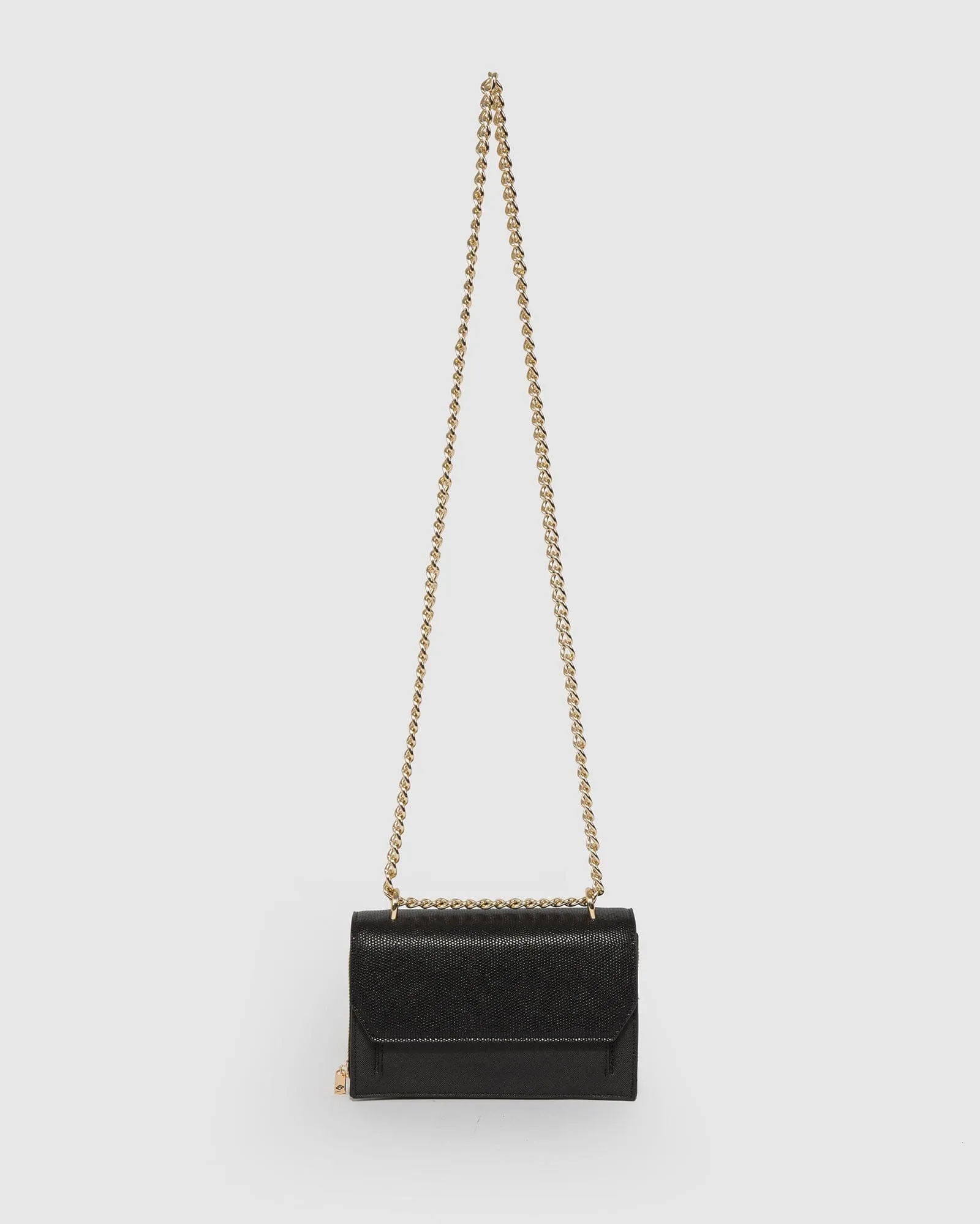 Black Harper Chain Crossbody Bag