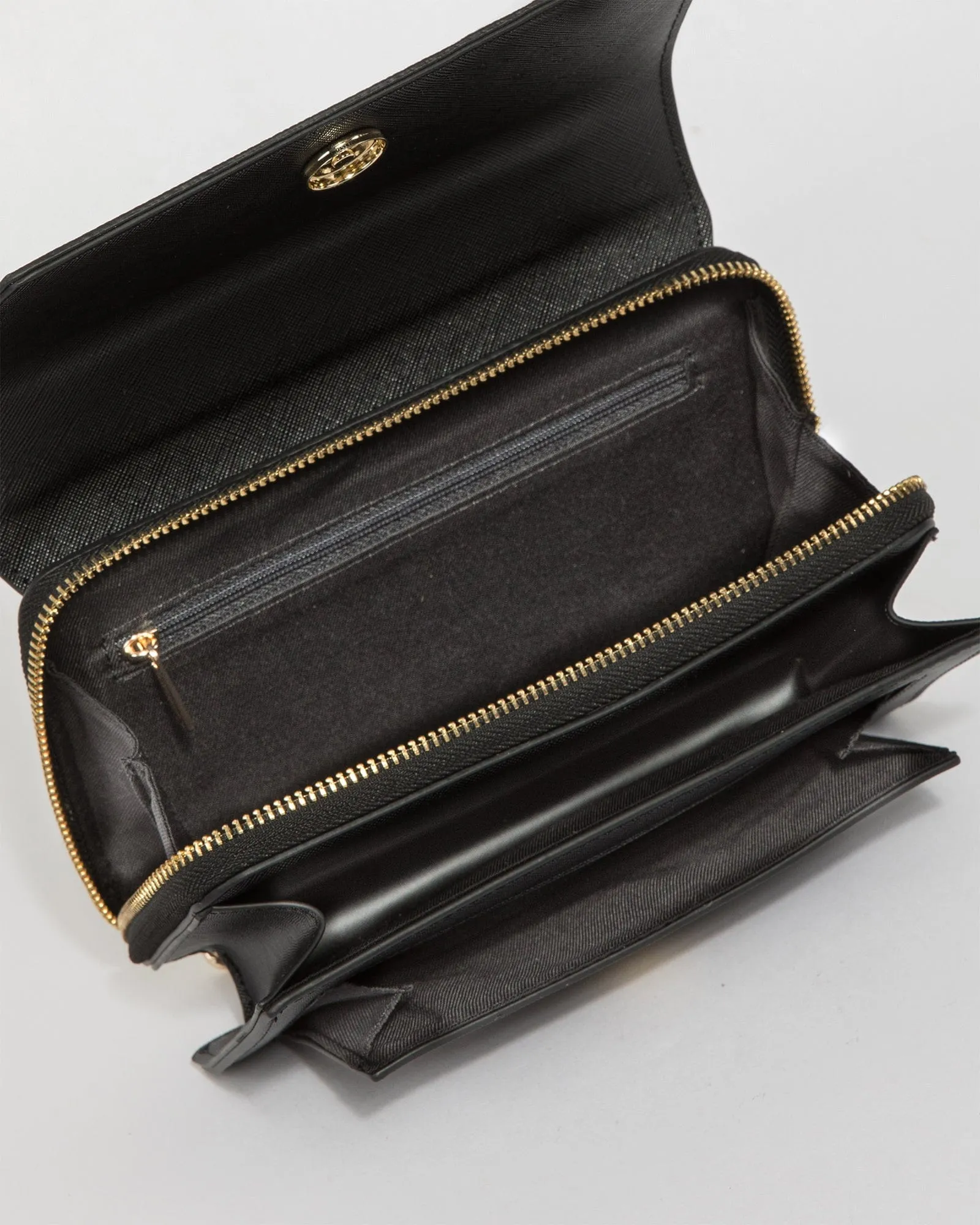 Black Harper Chain Crossbody Bag