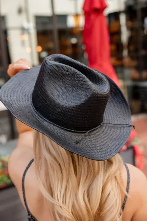 Black Straw Cowboy Hat SALE