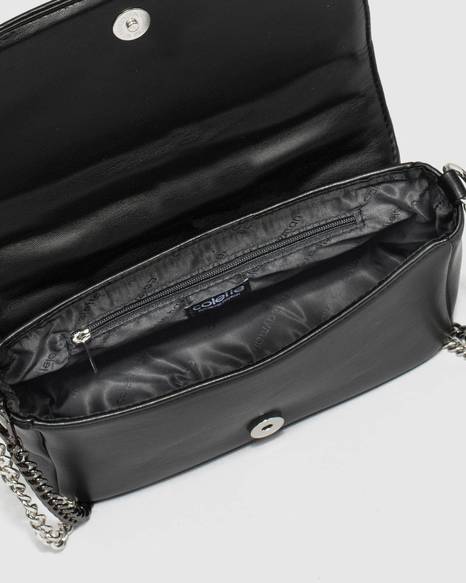 Black Vivica Quilt Crossbody Bag