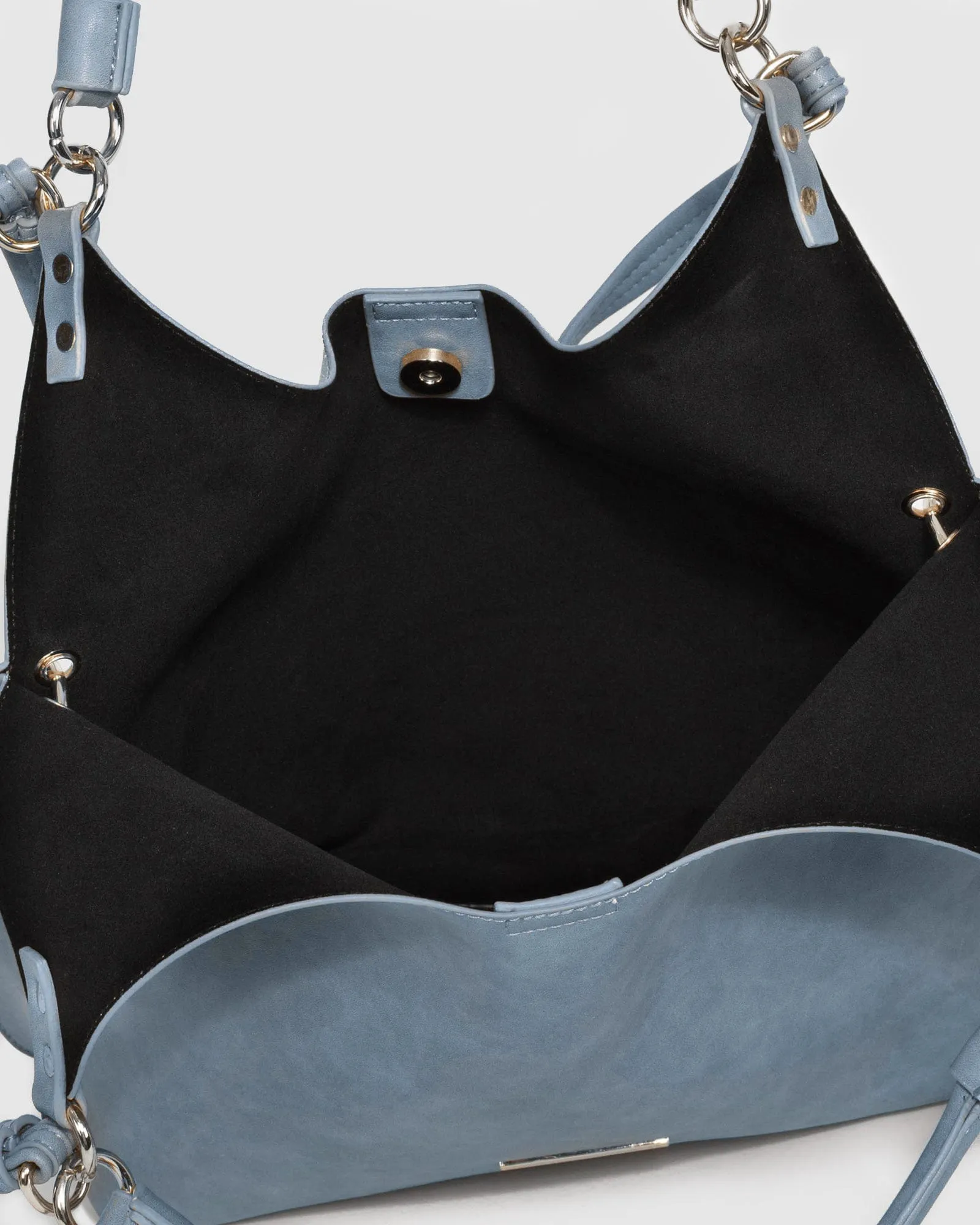 Blue Camila Slouch Bag