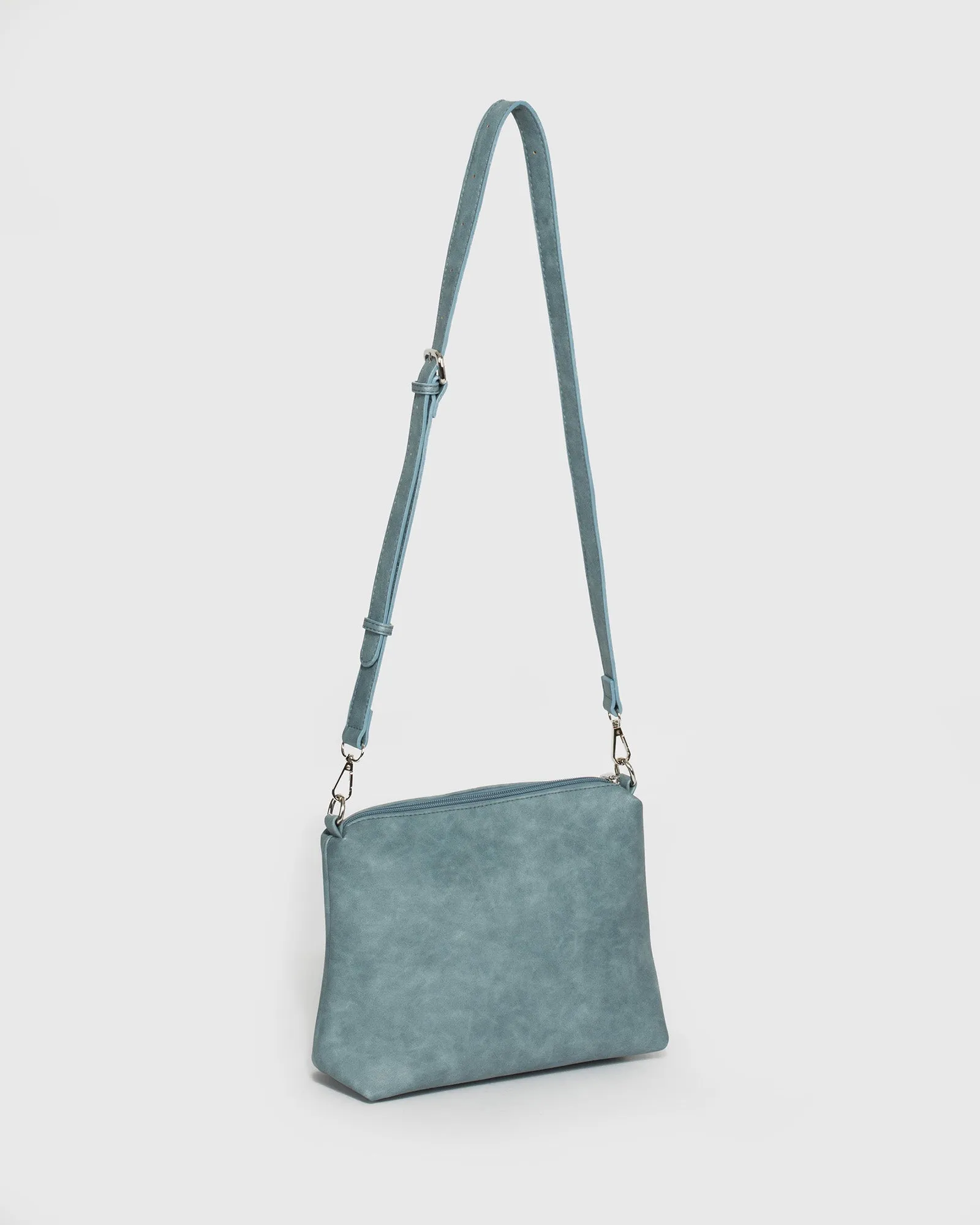Blue Camila Slouch Bag