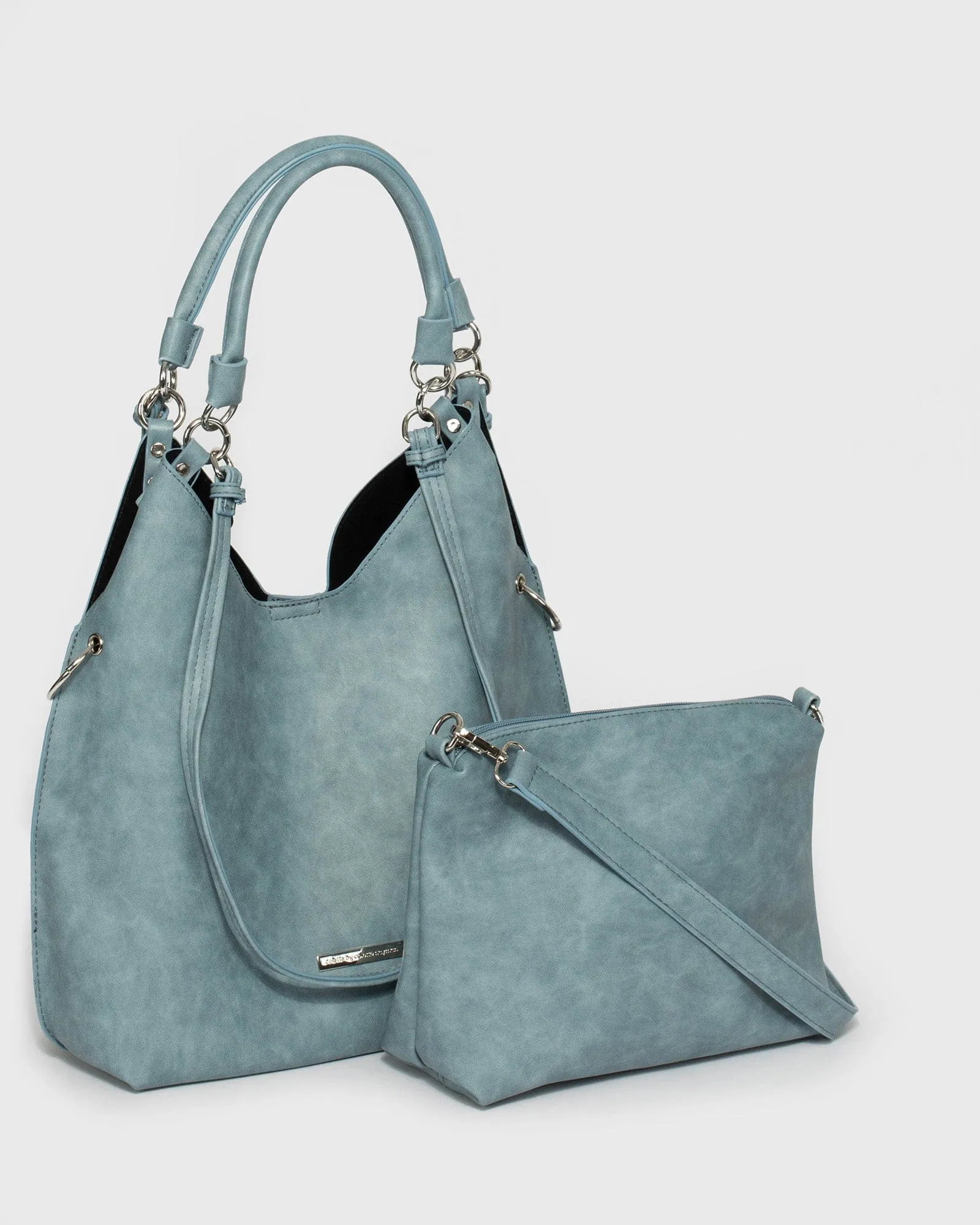 Blue Camila Slouch Bag