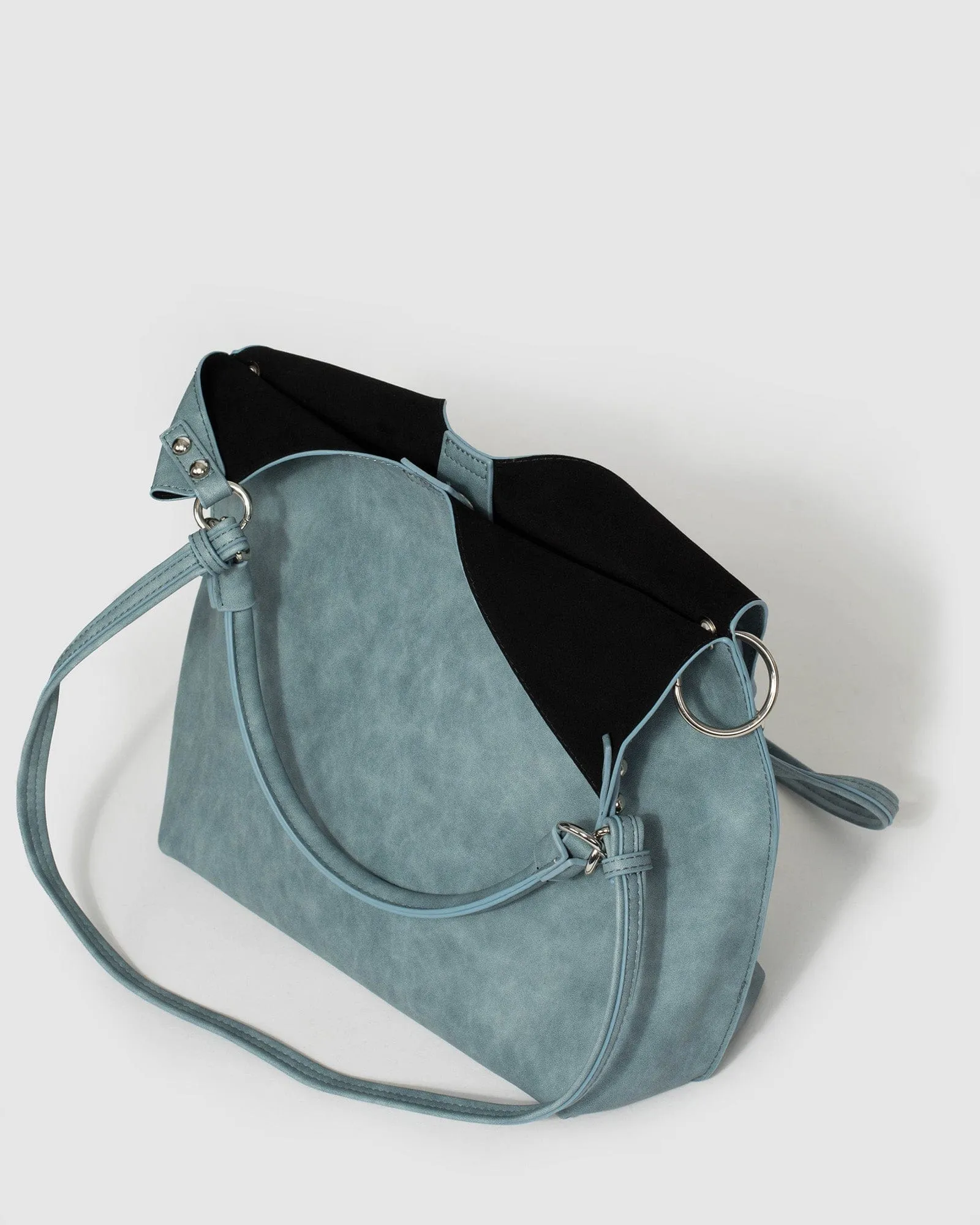 Blue Camila Slouch Bag
