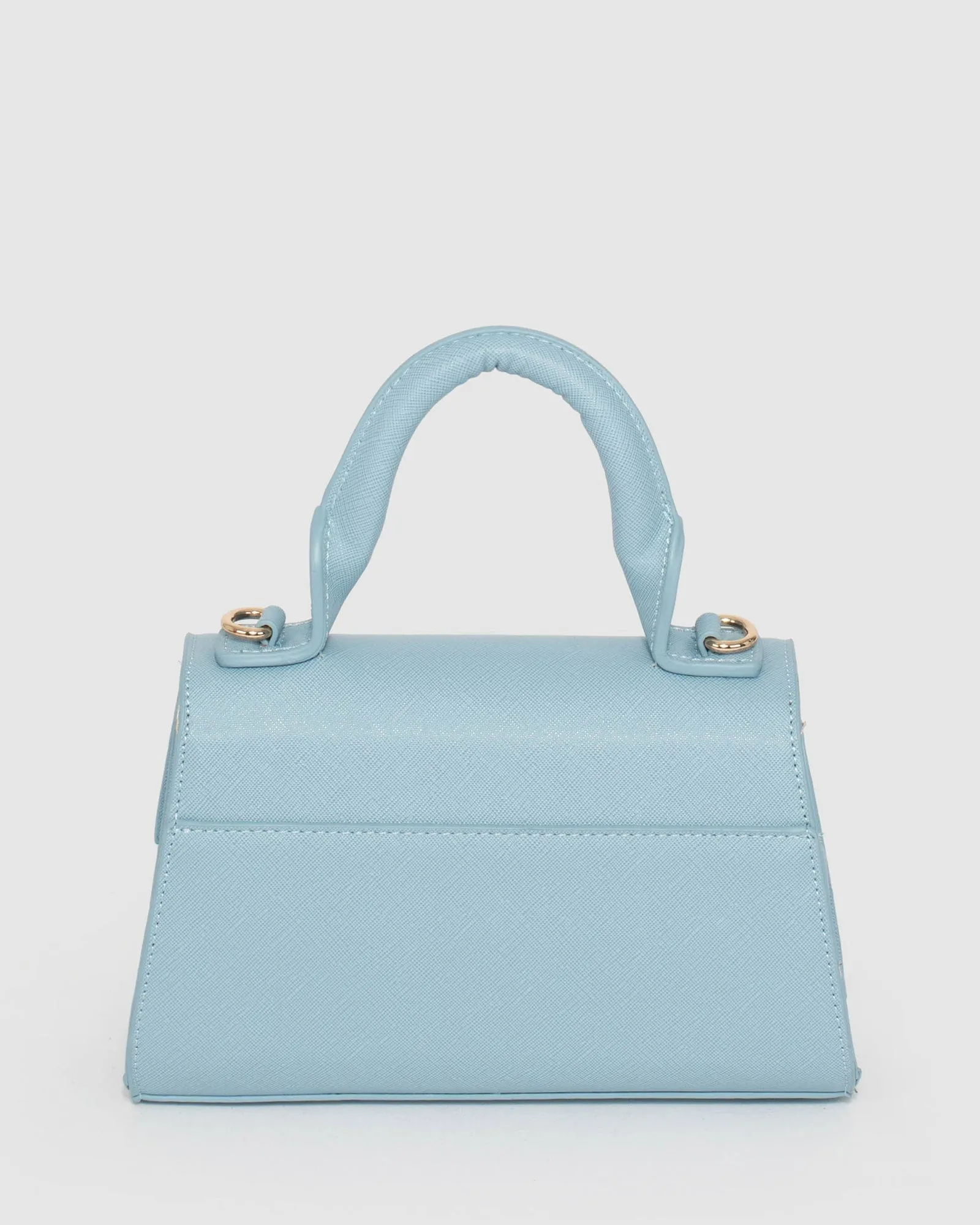 Blue Coraline Top Handle Bag
