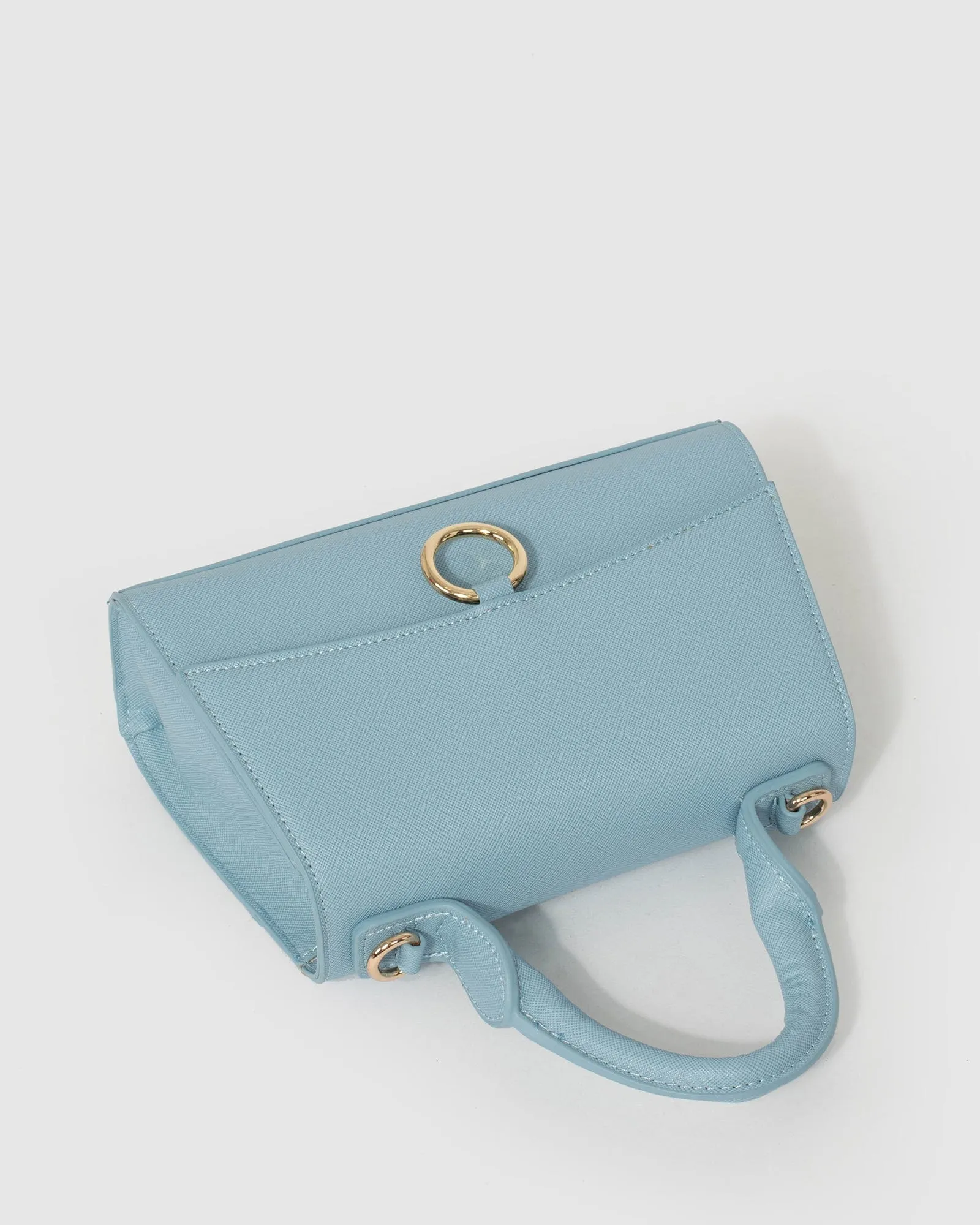 Blue Coraline Top Handle Bag