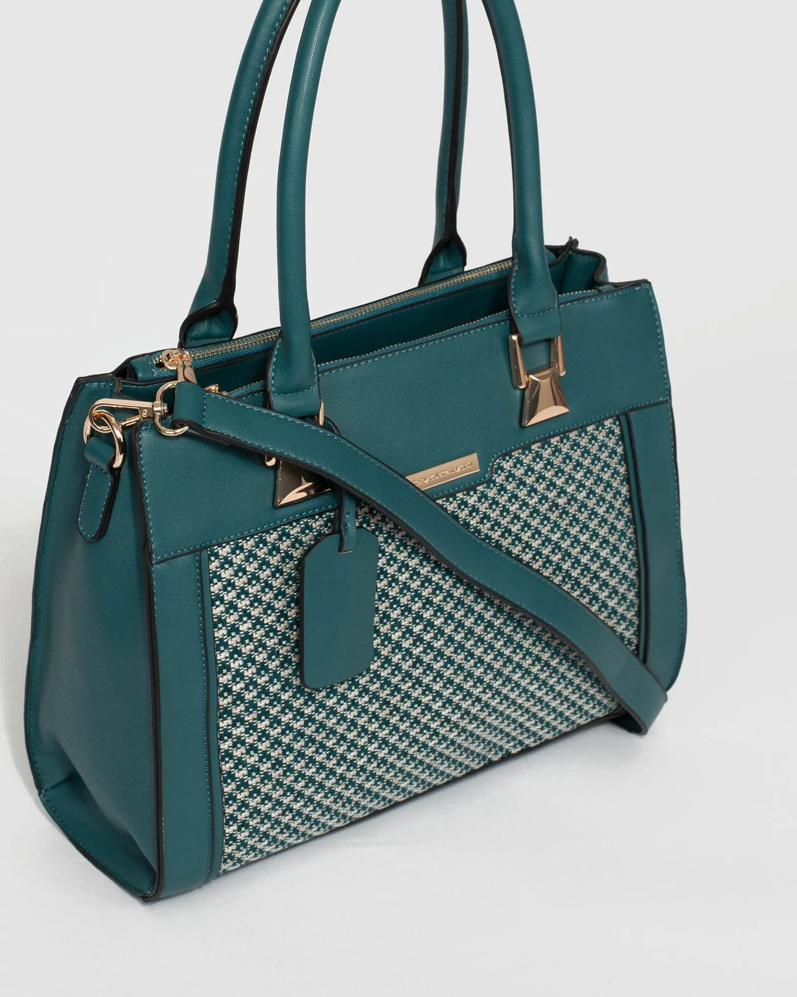 Blue Fabiana Multi Compartment Tote Bag