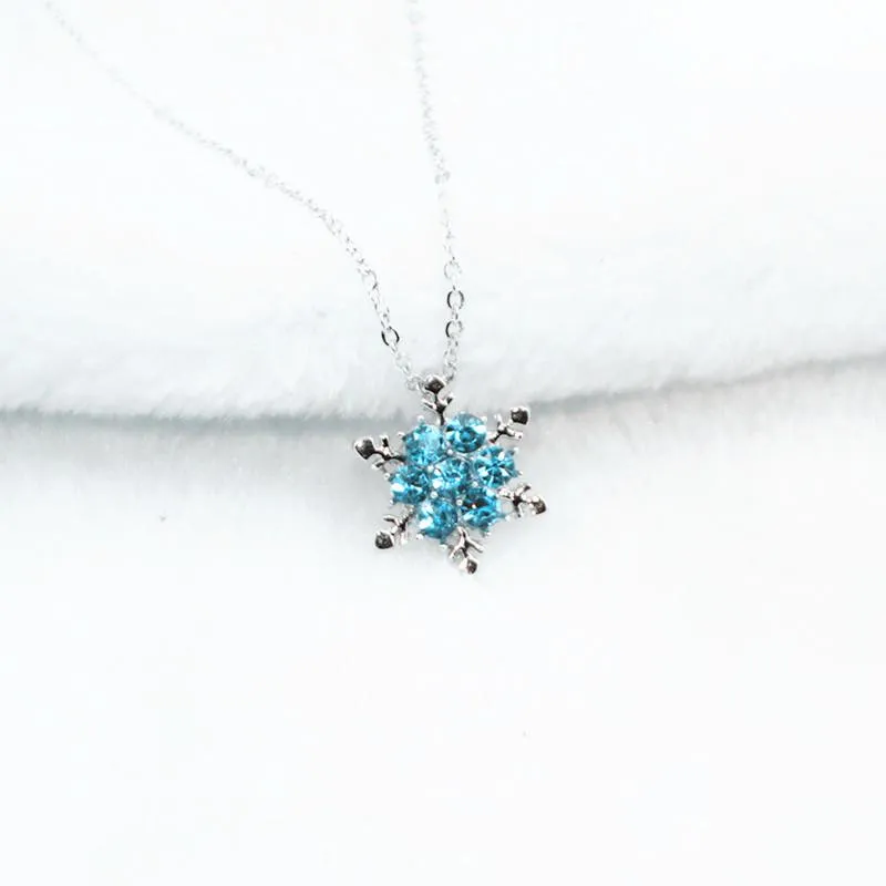 Blue Rhinestone Necklace
