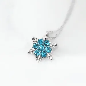 Blue Rhinestone Necklace