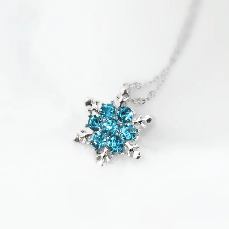 Blue Rhinestone Necklace