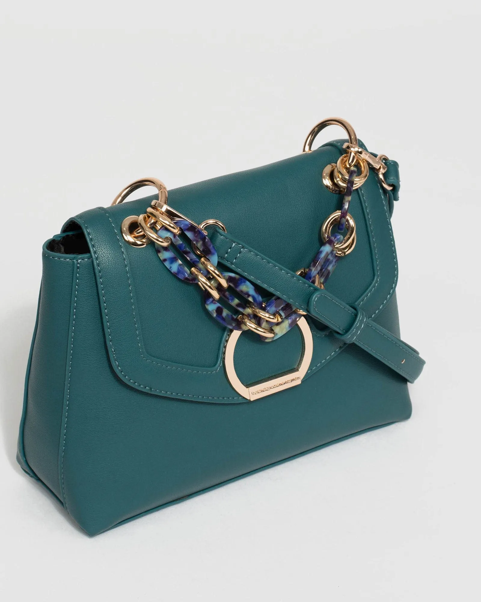 Blue Tracy Chain Mini Bag