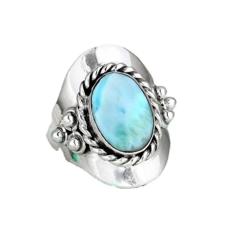 Bohemian Green Gem Ring