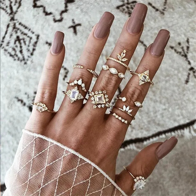 Bohemian Ring Set