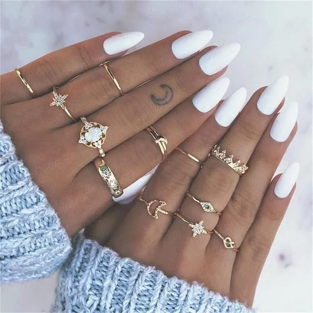 Bohemian Ring Set