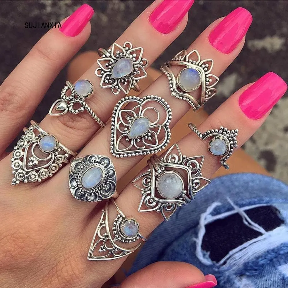 Bohemian Ring Set