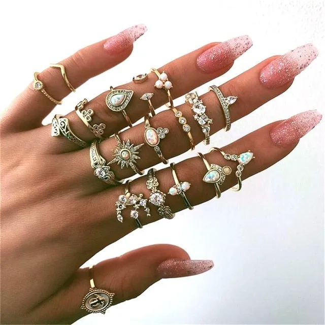 Bohemian Ring Set