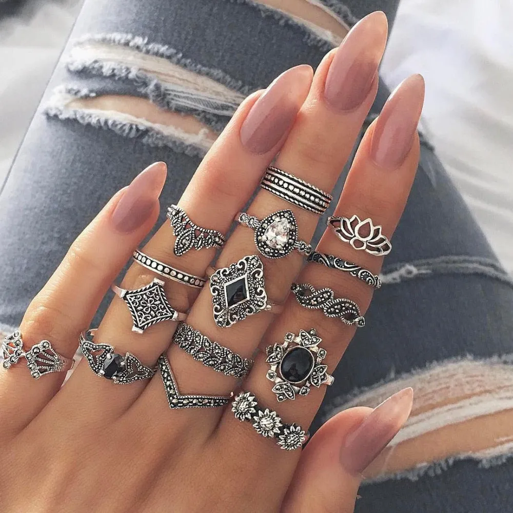 Bohemian Ring Set