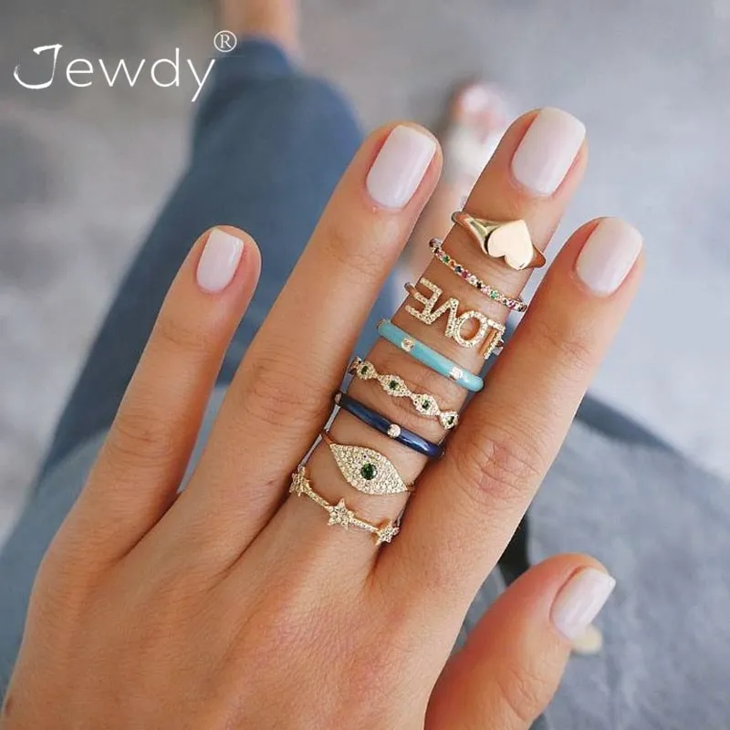 Bohemian Ring Set