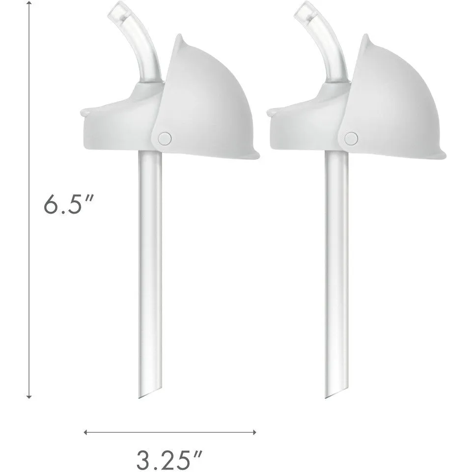 Boon Nursh Silicone Straw Conversion Top 2-Pack