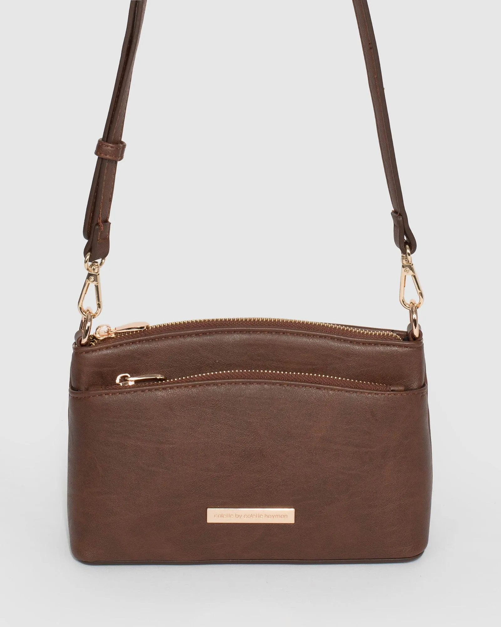 Brown Yaffa Crossbody Bag