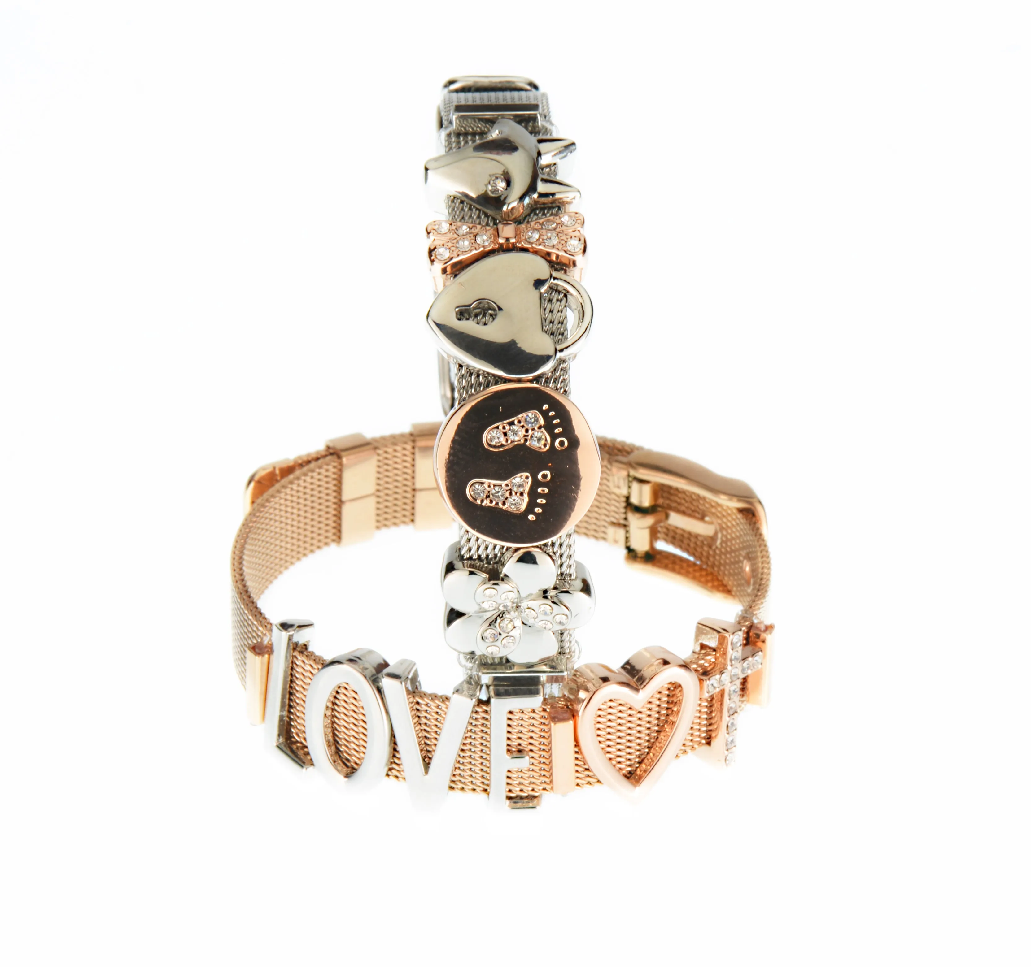 Buckle Up Silver & Charm