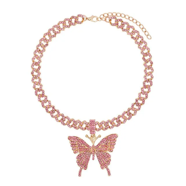 Butterfly Pendant Necklace