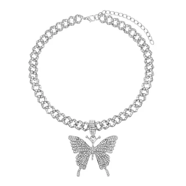 Butterfly Pendant Necklace