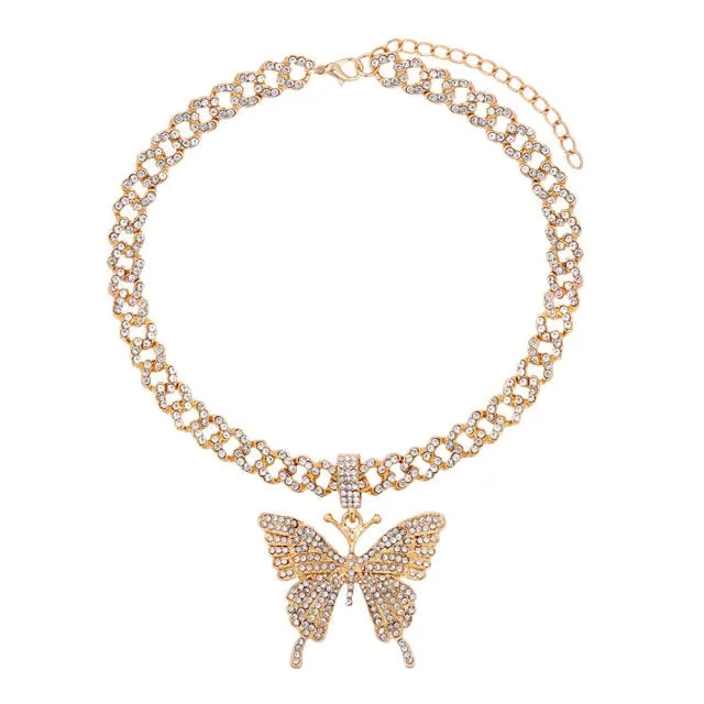 Butterfly Pendant Necklace
