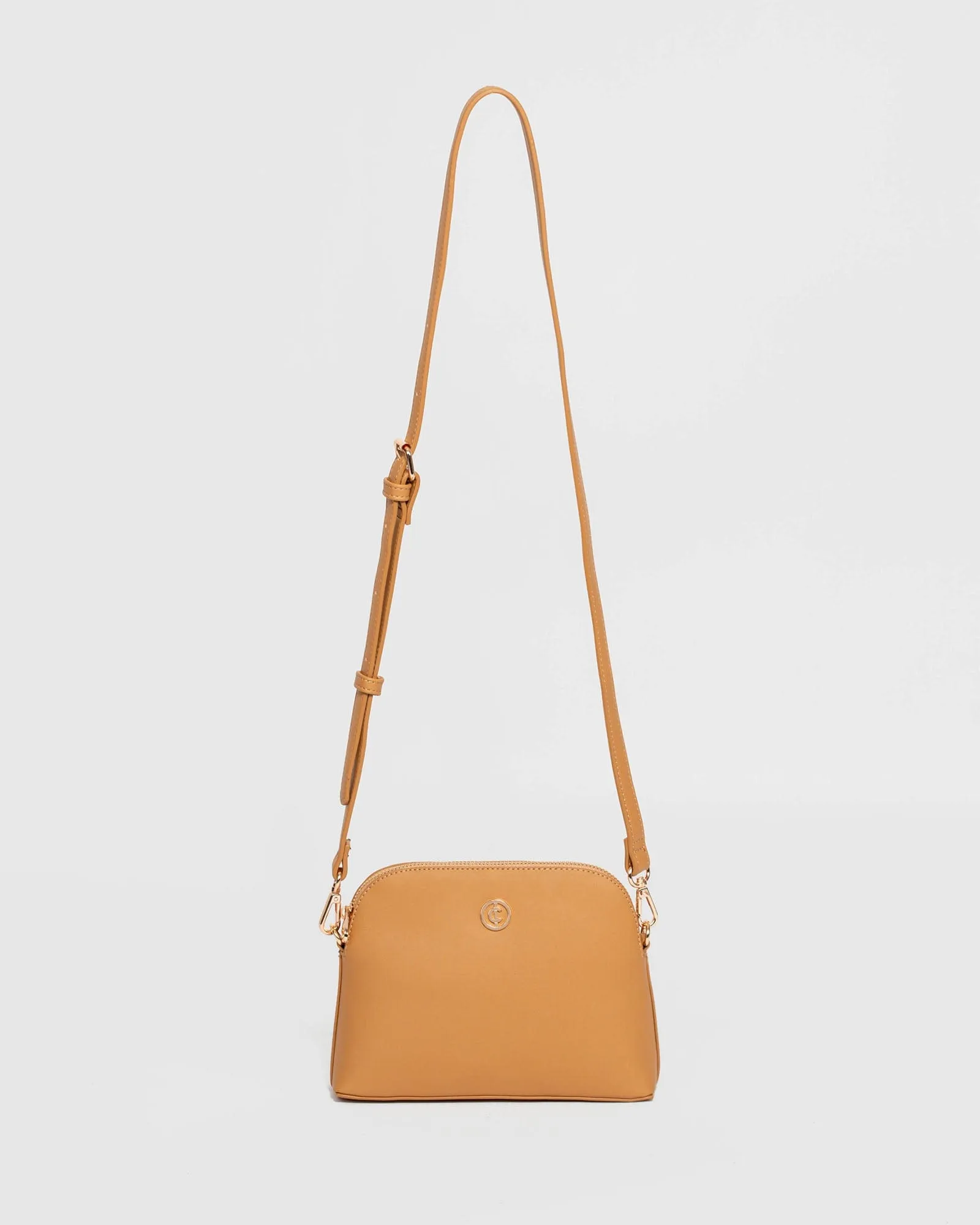Caramel Jamari Crossbody Bag