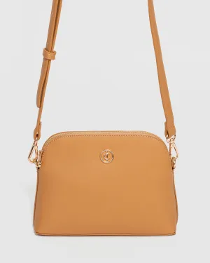 Caramel Jamari Crossbody Bag