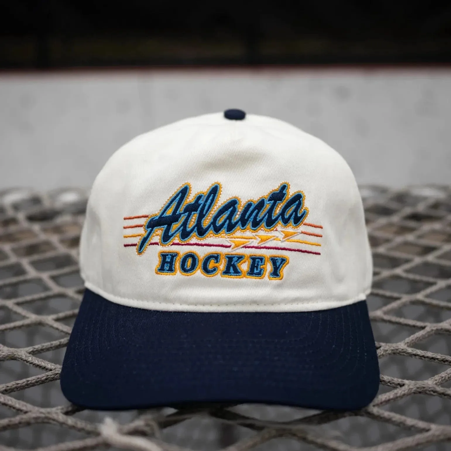 Celly Hockey Atlanta Hockey Snapback Hat - Cream