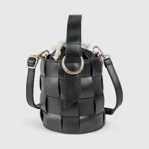 Chokore Textured Potli Handbag (Black)